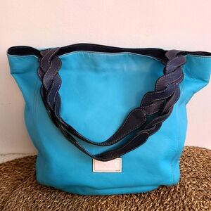 Meredith Wendell  Blue Tote Bag